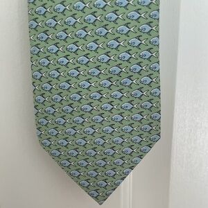 Vineyard Vines Boys Silk Tie Fish